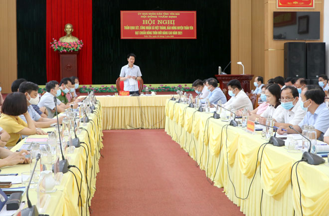 Đồng chí Nguyễn Thế Phước phát biểu tại Hội nghị.